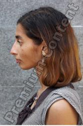 Head Woman Casual Jewel Slim Average Street photo references